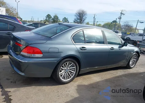 2003 BMW 745 из США, поврежденный, VIN WDAGN63423BR13404